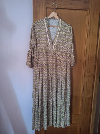 Vestido estampado talla única