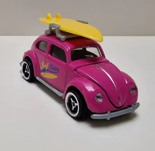 Miniatura Volkswagen Escarabajo Rosa Surf Rider