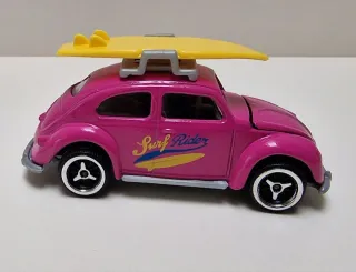 Miniatura Volkswagen Escarabajo Rosa Surf Rider