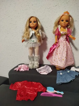 Lote 2 Muñecas Nancy con Ropa y Accesorios