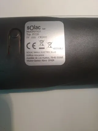 Báscula Digital SOLAC PD7623