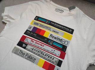 Camiseta Estampado VHS sin estrenar