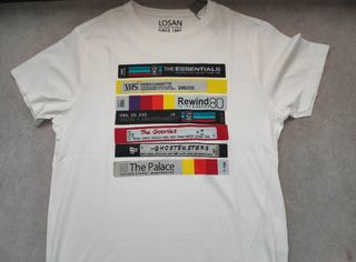 Camiseta Estampado VHS sin estrenar