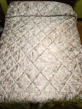 Edredón floral cama 135/150cm
