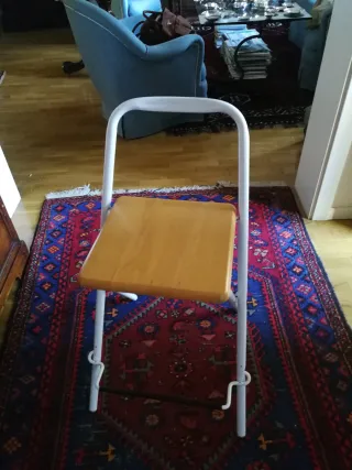 N.2 sgabelli penisola cucina legno metallo