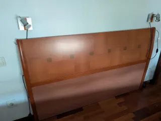 Cabecero de cama madera cerezo