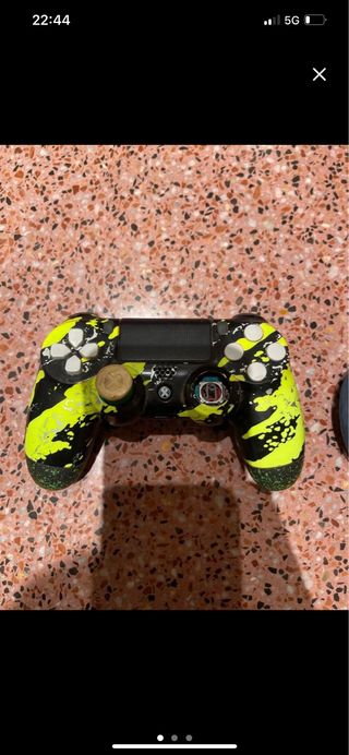 Mando PS4 personalizado verde
