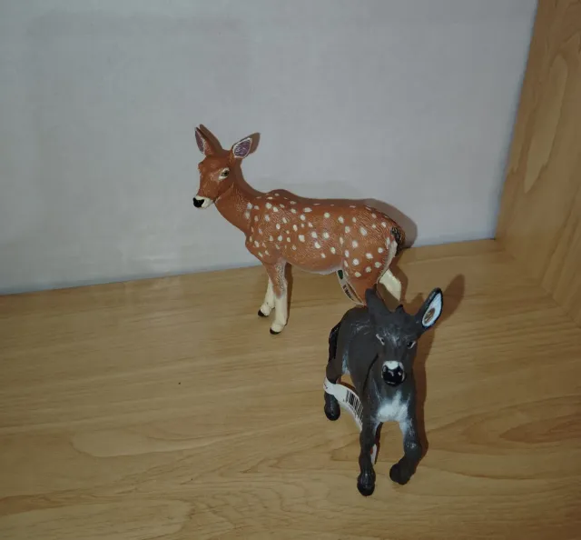 Figuras Papo Cierva y Potro de Burro