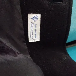 Cappotto Lana Nero Donna