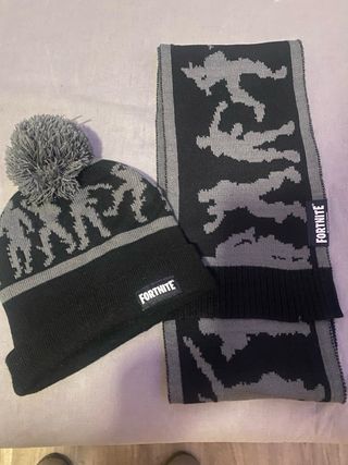 Gorro y bufanda Fortnite