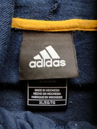 Felpa Adidas Michigan Blu/Gialla Taglia XL
