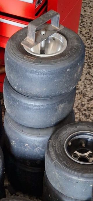 Kit Llantas aluminio kart.