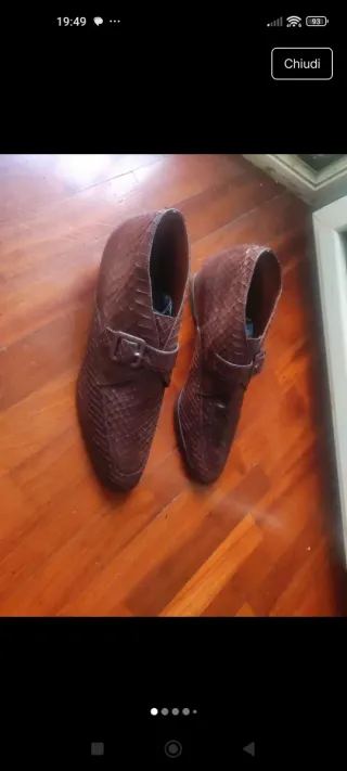 Scarpe LUZZI donna marroni vintage