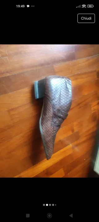 Scarpe LUZZI donna marroni vintage