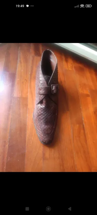 Scarpe LUZZI donna marroni vintage