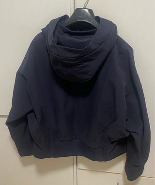 Chaqueta Zara cropped oversize azul