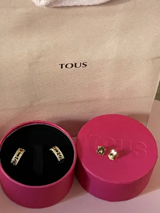 Pendientes Tous Circonitas Brillantes Oro