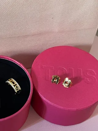 Pendientes Tous Circonitas Brillantes Oro