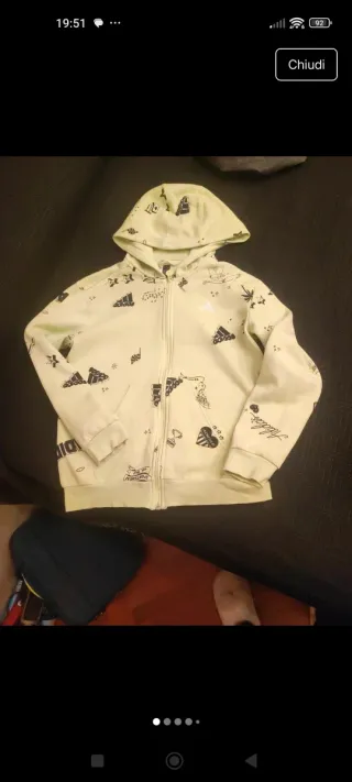 Felpa Adidas 11/12 anni