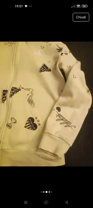 Felpa Adidas 11/12 anni