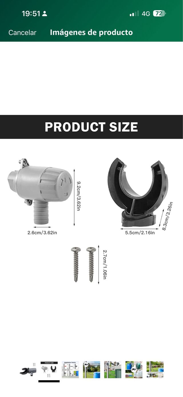 Raccoglitore di acqua piovana in plastica