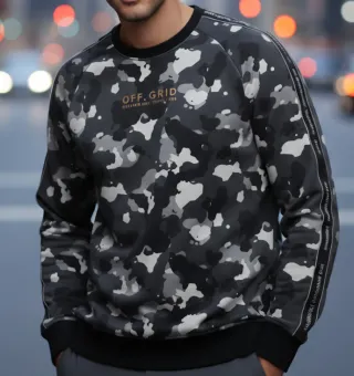 Sudadera Jack Jones Camuflaje Talla XL