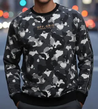 Sudadera Jack Jones Camuflaje Talla XL