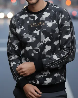 Sudadera Jack Jones Camuflaje Talla XL