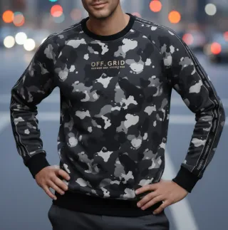 Sudadera Jack Jones Camuflaje Talla XL