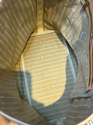 Neverfull Mediana Damero Blanco