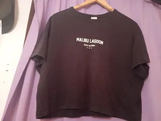 Top Negro Bershka Malibu Lagoon