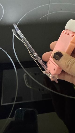 Linterna LED rosa para lectura