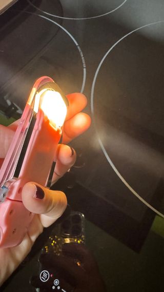 Linterna LED rosa para lectura