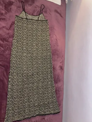 Vestido largo Mango estampado cebra