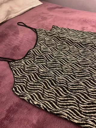 Vestido largo Mango estampado cebra