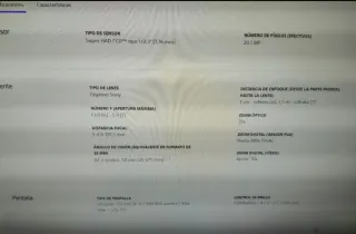 Fotocamera Sony Zoom Ottico 35x