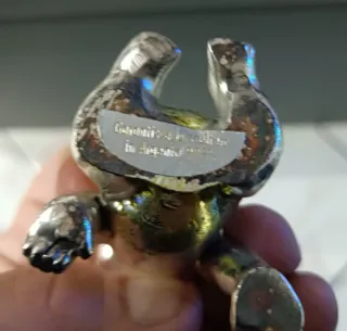 Statuina Cirillino Kewpee bagnato in Argento 925