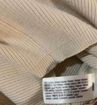 Top corto donna Bershka – crema – taglia S