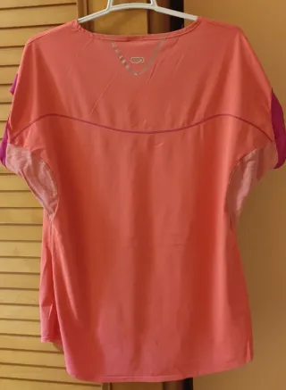 Camiseta deportiva mujer Kalenji rosa