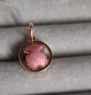 Colgante Tous Oso Rosa