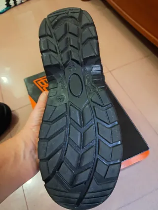 Botas de trabajo BlackLeathet negras y naranjas