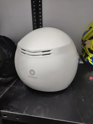 Casco de moto blanco SHIRO