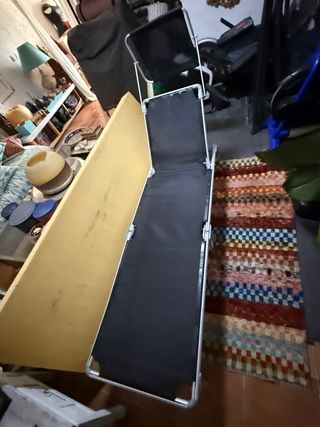 Due Lettini pieghevoli GRIS