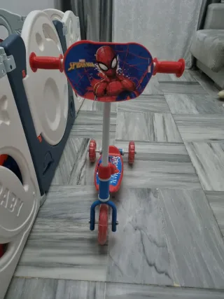 Patinete Spiderman 3 Ruedas Niño