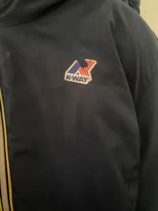 Giacca K-Way donna blu