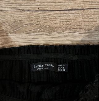 Top corto Bershka donna nero S