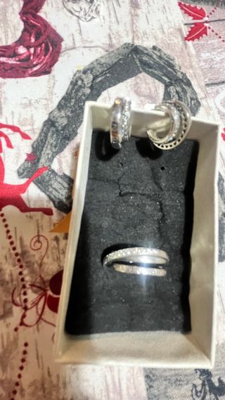 Set Anello + Orecchini Pandora Argento