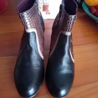 Stivaletti tacco zip cocco 38