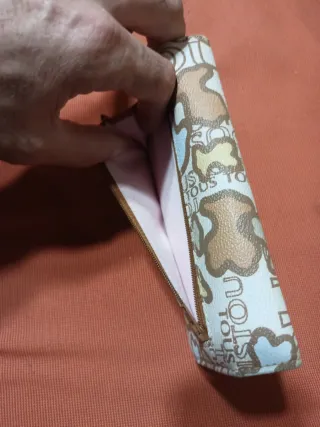 Cartera Tous Beige y Marrón