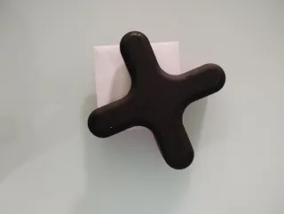 Porta post-it rosa a forma di croce